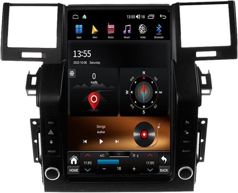 12.1" Android 13.0 Car Radio for Land Rover Range Rover Sport L320 2005-2009 Stereo Upgrade Tesla Screen Car Stereo GPS Navigation Head Unit (4-64GB CarPlay) in Kuwait