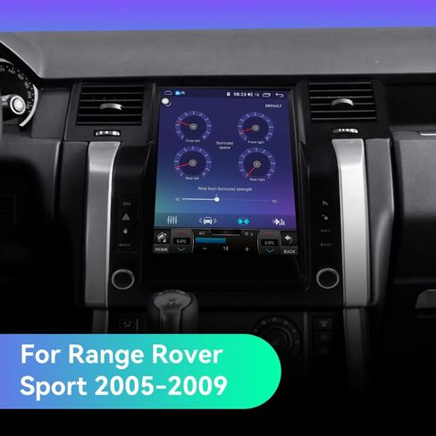 12.1" Android 13.0 Car Radio for Land Rover Range Rover Sport L320 2005-2009 Stereo Upgrade Tesla Screen Car Stereo GPS Navigation Head Unit (4-64GB CarPlay) in Kuwait