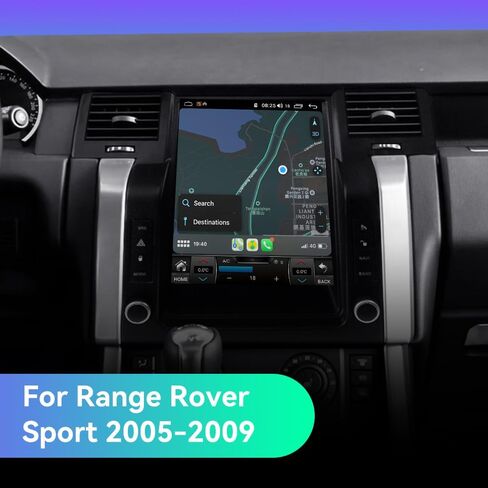 12.1" Android 13.0 Car Radio for Land Rover Range Rover Sport L320 2005-2009 Stereo Upgrade Tesla Screen Car Stereo GPS Navigation Head Unit (4-64GB CarPlay) in Kuwait