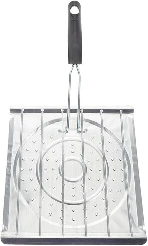 2 1 Toast Rack Tortilla Corn Comales for Large Tortillas Stovetop Baking Tray Camping Stove Grilling Table Stove Toaster Foldable Tortilla Toaster Grill Rack Stainless Steel Silver in Kuwait
