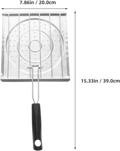 2 1 Toast Rack Tortilla Corn Comales for Large Tortillas Stovetop Baking Tray Camping Stove Grilling Table Stove Toaster Foldable Tortilla Toaster Grill Rack Stainless Steel Silver in Kuwait