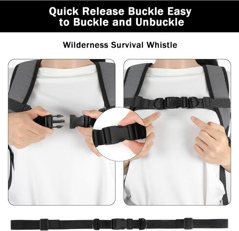 1Pcs Backpack Chest Strap, Chest Strap for Backpack Adjustable in Kuwait
