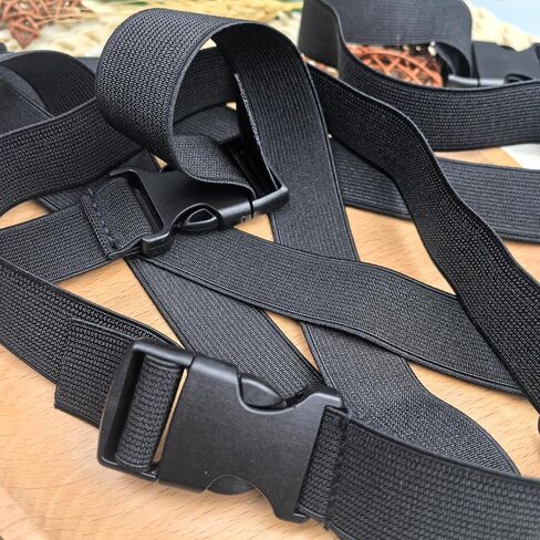 4Pcs Belt Bag Extender Strap, Adjustable Elastic Nylon Waist Extension with Buckle, Universal Fanny Pack Bum Bag Backpack Extender in Saudi Arabia