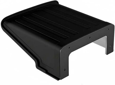 Shielded Housing Waterproof Outdoor Camera Rain Cover Easy to Install for Wall Mount, Black in Kuwait