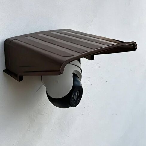 Shielded Housing Waterproof Outdoor Camera Rain Cover Easy to Install for Wall Mount, Black in Kuwait