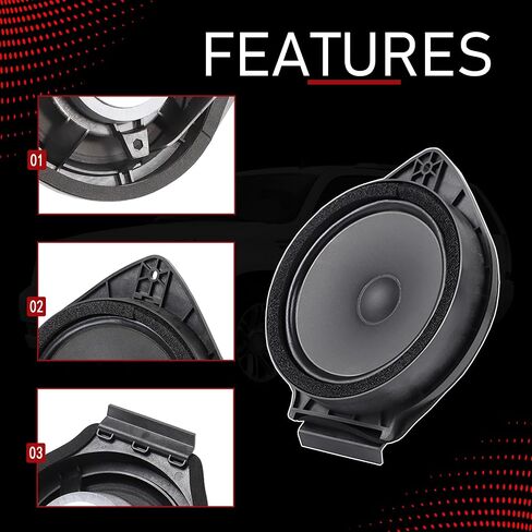 Front Left Right Door Radio Speaker Fit for 07-14 Chevy GMC in Saudi Arabia