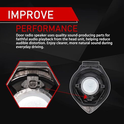 Front Left Right Door Radio Speaker Fit for 07-14 Chevy GMC in Saudi Arabia
