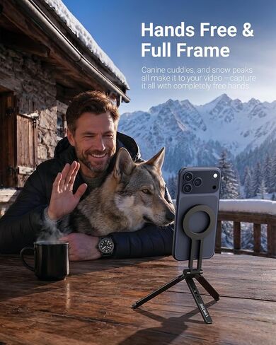 Vimose for MagSafe Tripod for iPhone-Compact &Portable Phone Stand for Desk in Kuwait