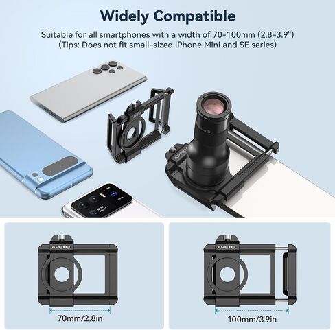 APEXEL 6X Telephoto & 150mm Macro 2-in-1 Lens for iPhone and Android in Kuwait
