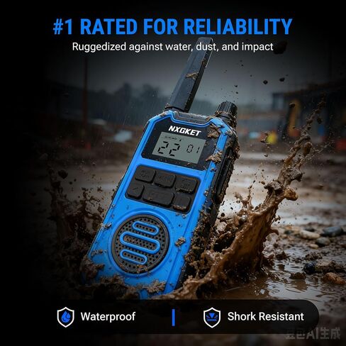 Walkie Talkies Long Range, 2Watt, IP67 Waterproof & Floating in Kuwait