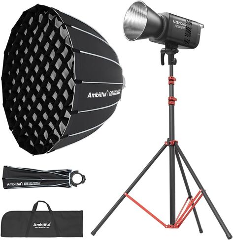Godox LE200D LED Video Light with Quick Release Softbox Light Stand Kit in Kuwait