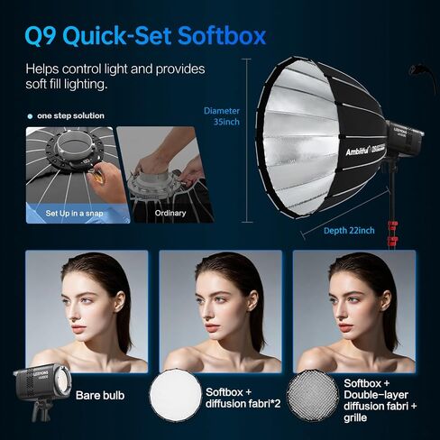 Godox LE200D LED Video Light with Quick Release Softbox Light Stand Kit in Kuwait