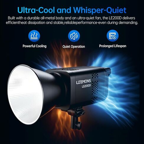 Godox LE200D LED Video Light with Quick Release Softbox Light Stand Kit in Kuwait