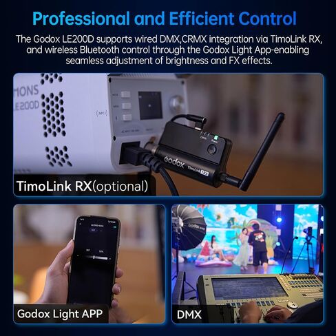 Godox LE200D LED Video Light with Quick Release Softbox Light Stand Kit in Kuwait