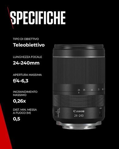 Canon RF 24-240mm F4-6.3 is USM Lens (RF) in Kuwait