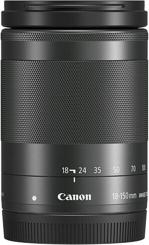 Canon EF-M 18-150mm f/3.5-6.3 IS STM Lens (Graphite) (Renewed) in Kuwait