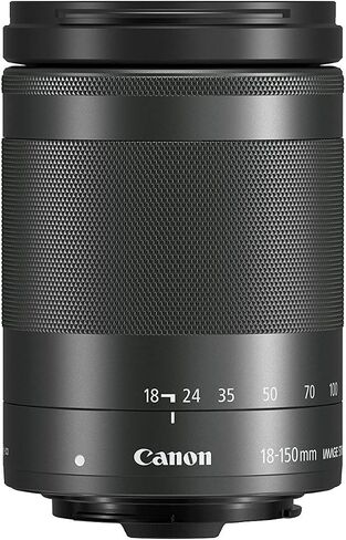 Canon EF-M 18-150mm f/3.5-6.3 IS STM Lens (Graphite) (Renewed) in Kuwait