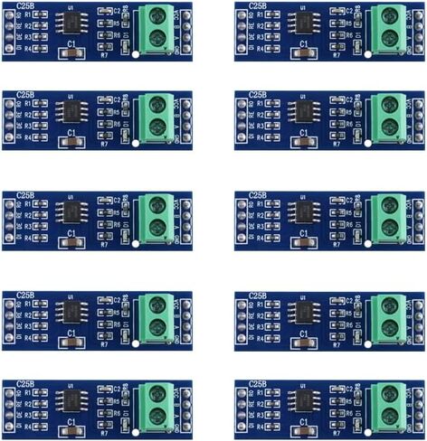 10Pcs MAX485 RS485 Transceiver Module - TTL to RS485 Converter SCM Development Boards in Saudi Arabia