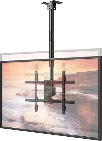 PUTORSEN Ceiling TV Mount for 43-86 Inch, Adjustable Full Motion Bracket in Kuwait