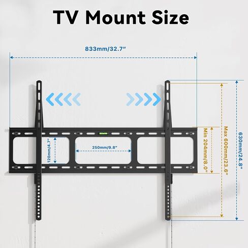 Ultra Slim TV Mount, Low Profile TV Wall Mount for 50"-100" in Kuwait