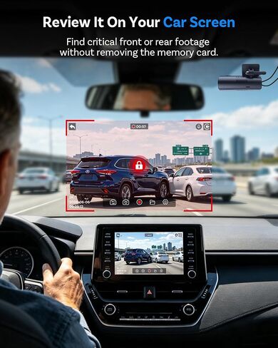 OTTOCAST Dash Camera for Cars, Wireless CarPlay, Factory Screen Playback in Kuwait