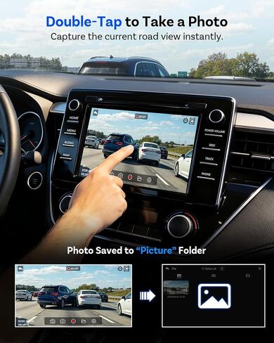 OTTOCAST Dash Camera for Cars, Wireless CarPlay, Factory Screen Playback in Kuwait