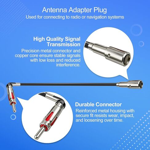 Radio Wiring Harness with Antenna Adapter Compatible with Select 1989–2002 Chevy GMC Buick Cadillac Vehicles, Plug and Play Wiring Harness for Car Stereo Aftermarket Installation in Kuwait