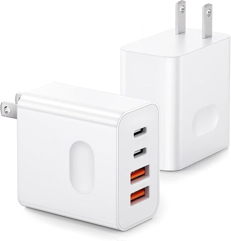 4-Port 40W Fast Charging Block Compatible with iPhone 17e/17Air/16e in Kuwait