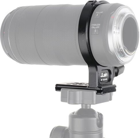 Metal Tripod Collar Adapter Ring for Canon RF 100-400mm F/5.6-8 is USM Lens,Built-in Arca Swiss Dovetail Quick Release Plate and Multiple 1/4"-20 and 3/8"-16 Mounting for Tripod in Kuwait