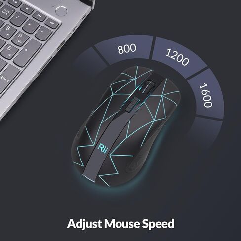 Rii Wireless Mouse with USB Nano Receiver,Rechargeable for Office Gaming in Kuwait