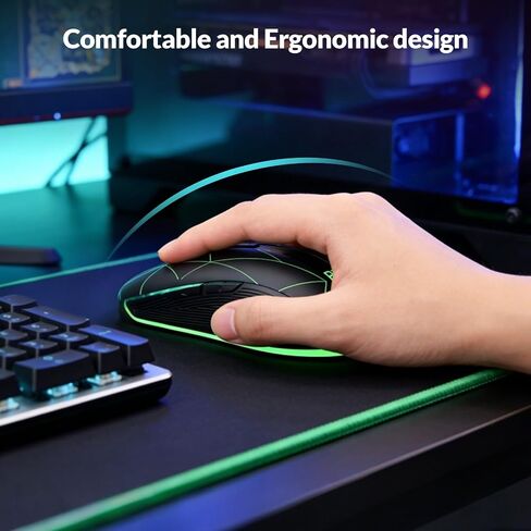 Rii Wireless Mouse with USB Nano Receiver,Rechargeable for Office Gaming in Kuwait