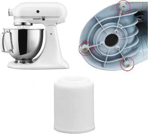 4161530 Kitchen Mixer Rubber Feet Assembly Compatible 9709707 K45SS in Kuwait