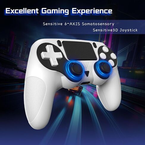 Huniquedec Wireless Controller for PS5 with Dynamic Vibration, 6-Axis Motion Control, 3.5mm Audio Jack,Bluetooth Controller with Speaker Compatible with PS5 Pro/Slim/PC in Saudi Arabia