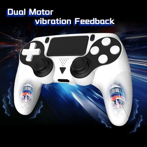 Huniquedec Wireless Controller for PS5 with Dynamic Vibration, 6-Axis Motion Control, 3.5mm Audio Jack,Bluetooth Controller with Speaker Compatible with PS5 Pro/Slim/PC in Saudi Arabia