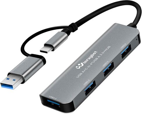USB hub Splitter for Laptop,USB hub 1to4,USB 3.0 Splitter USB c hub,3.0 HUB Port Expander (USB 3.0 HUB-Silver) in Kuwait