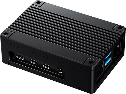 Case for Raspberry Pi 4, Aluminum Alloy Passive Cooling Case for Raspberry Pi 4 Model B 8GB/4GB/2GB/1GB - Efficient Heat Dissipation, Sleek Design, Sandblasted Anodized Finish in Kuwait