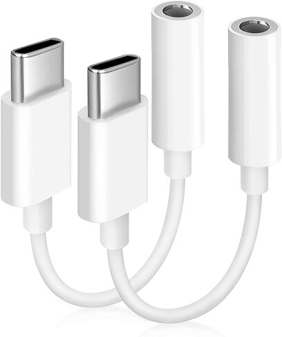 [Apple MFi Certified] 2 Pack Lightning to 3.5mm Aux Audio Adapter, Headphone Jack Converter Dongle for iPhone 14/13/12/X/XR & iPad (Supports All iOS Systems) in Saudi Arabia
