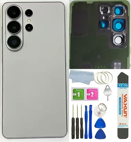 Galaxy S26 Ultra Back Glass Cover Housing Door Replacement for Samsung Galaxy S26 Ultra 5G with Pre-Installed Tape and Installation Tools (Black) in Kuwait