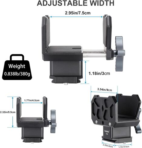 Shooting Saddle for Hunting Tripod Arca-Swiss Clamp Aluminum Mount in Kuwait