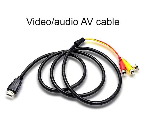 Replacement HDMI to RCA Cable, HDMI Male to 3-RCA Video and Audio AV Adapter Cable, no Signal Conversion Function, Compatible with TV, HDTV, DVD (5FT) in Kuwait