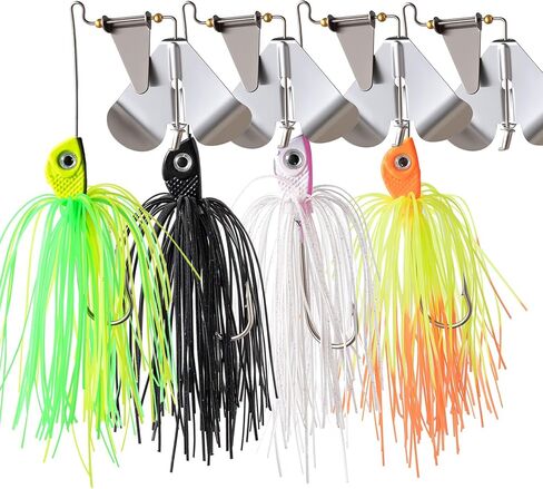Fishing Lures Buzzbait Spinnerbait Jigs Lure for Bass Pike Fishing Freshwater in Kuwait