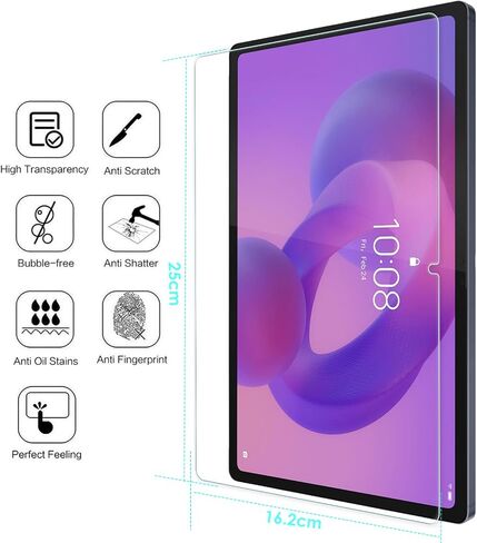 Bighan 2 Pack Screen Protector Compatible with Lenovo Idea Tab/Lenovo Tab M11 11", 9H Hardness Tempered Glass Film Clear Anti-Bubble Full Coverage foil in Kuwait