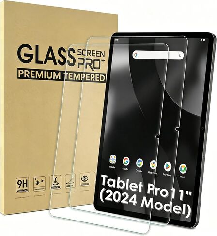 Bighan Screen Protector Compatible with Onn 11" Tablet Pro 2024 Model, Tempered Glass Film Replacement for Onn 11 inch in Kuwait