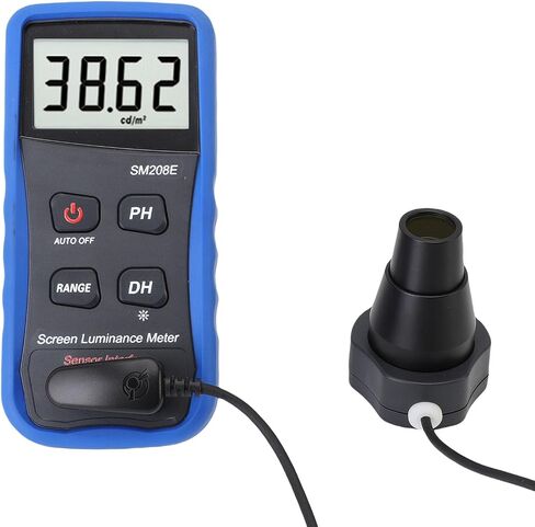 Garosa Digital Screen Brightness Meter, Calibration Illuminance Light Meter for Photography and Design, Measures 0.01 to 39990 Cdm2, Portable and Easy to Use in Kuwait