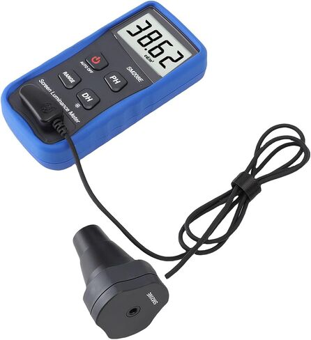 Garosa Digital Screen Brightness Meter, Calibration Illuminance Light Meter for Photography and Design, Measures 0.01 to 39990 Cdm2, Portable and Easy to Use in Kuwait