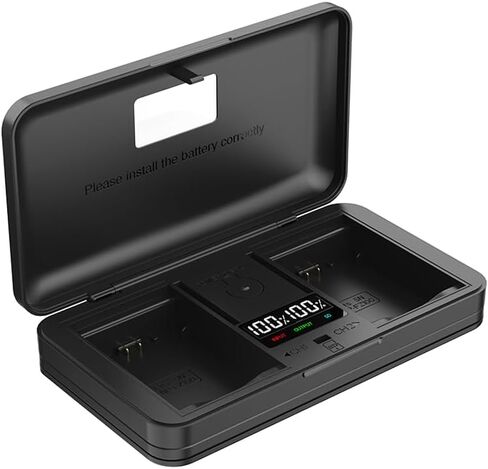BLN-1 Battery Charger with Card Reader (excluding Battery) Compatible with Olympus EM1 EM5 EP5 EM5 M2 Pen-F E-M5 Mark II Cameras in Kuwait