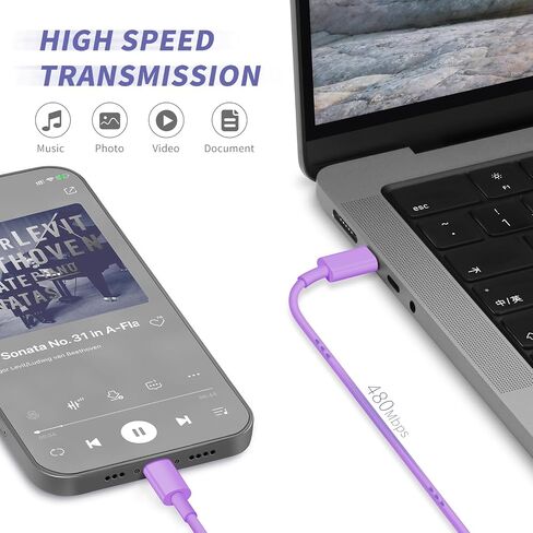 iPhone Charger Fast Charging,[MFi Certified] 2Pack 20W Type C Fast Charger Block with [10FT&6FT] USB C to Lightning Cable Compatible for iPhone 14/13/12/11 Pro Max/Xs Max/XR/X,iPad in Kuwait