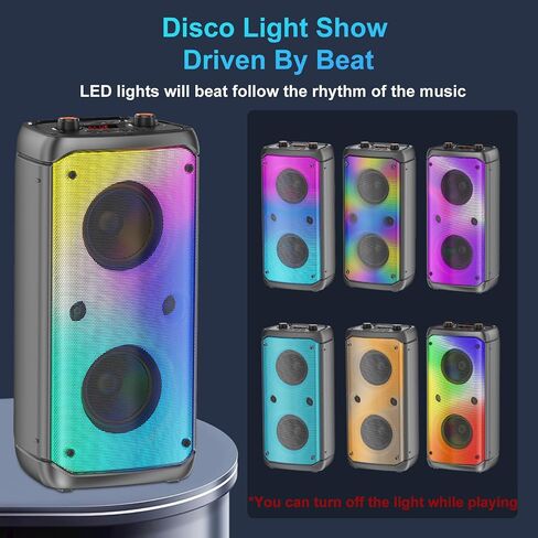 Bluetooth Speaker, 80W Peak Wireless Bluetooth Speakers in Kuwait