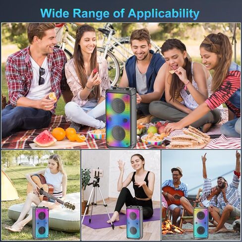 Bluetooth Speaker, 80W Peak Wireless Bluetooth Speakers in Kuwait