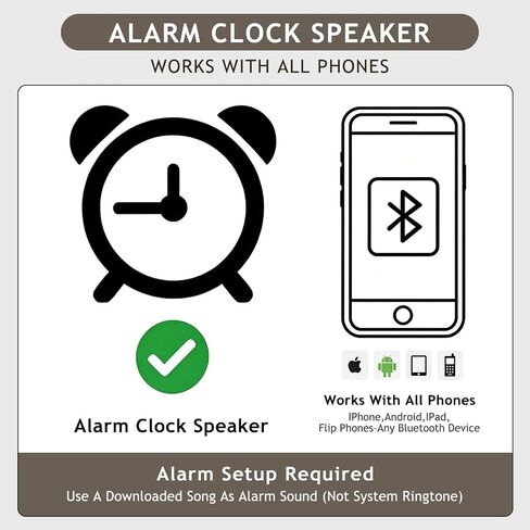 Cell Phone Ringer Amplifier for Hard of Hearing, 120dB Loud Ringtone & 4 LED Flash, Answer on Device or Phone, Missed Call Reminder, Auto Reconnect - Works with iPhone Android iPad in Kuwait